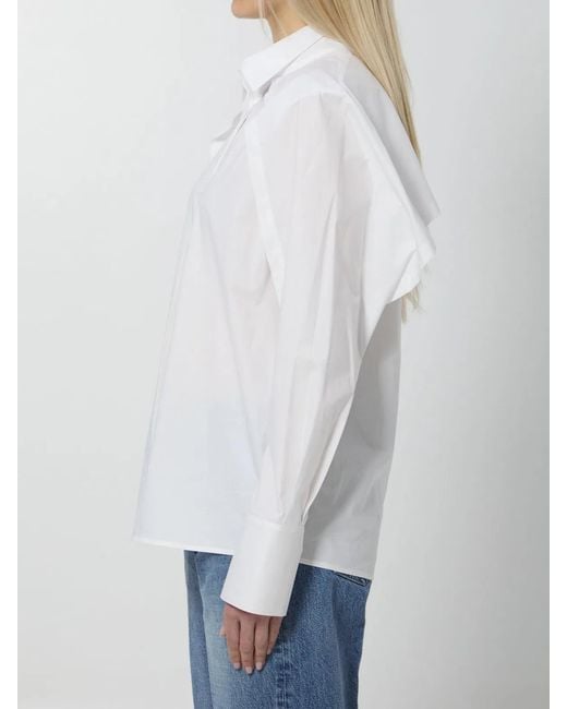FEDERICA TOSI White Open Sleeve Shirt