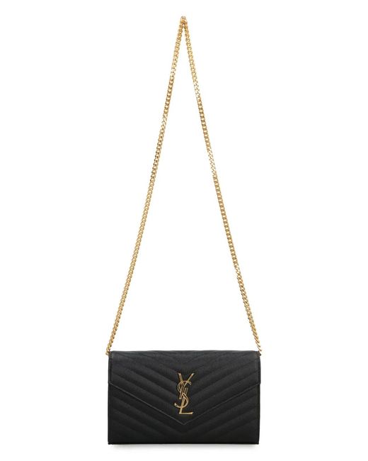 Saint Laurent Black Ysl C.Wallet 153Y Mono With Re