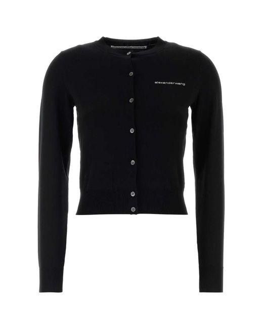 Alexander Wang Black Knit Cardigan