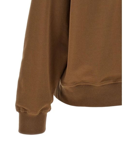 Brunello Cucinelli Brown 'Shiny Trims' Hoodie
