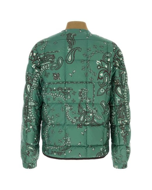 Moncler Green Chalvron Bomber for men