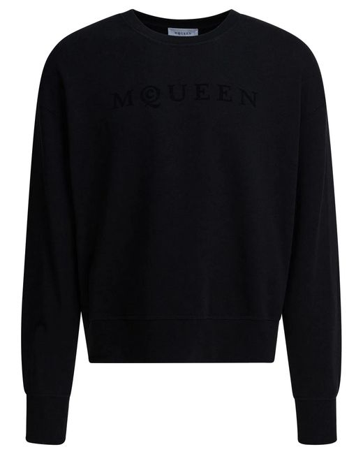 McQueen Black Sweatshirt for men