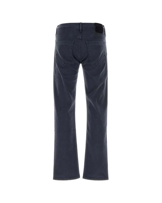 Incotex Blue Stretch Denim Jeans for men