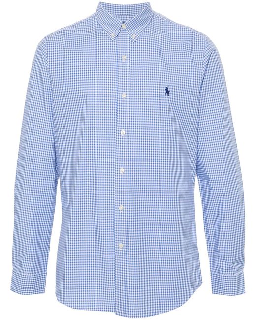Polo Ralph Lauren Blue Slim Fit Stretch Shirt for men
