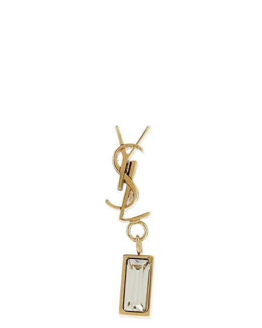 Saint Laurent Metallic 'Cassandre' Single Earrings