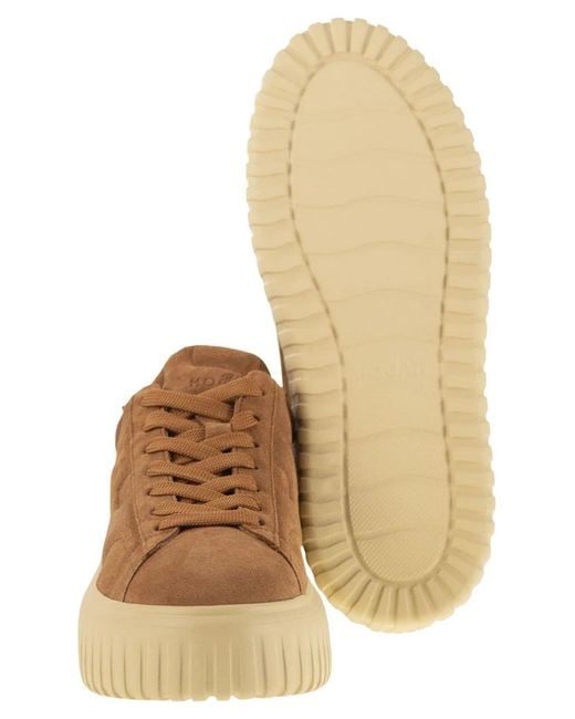 Hogan Brown H-Stripes