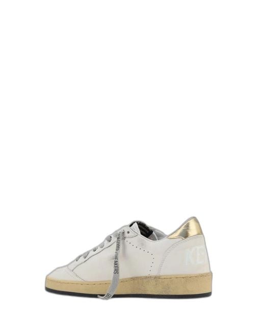 Golden Goose Deluxe Brand White Ballstar Leather Upper