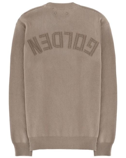 Golden Goose Deluxe Brand Brown Crew Neck Sweater for men