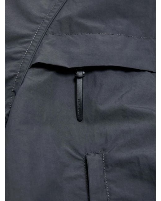 Acne Blue Nylon Blouson Jacket