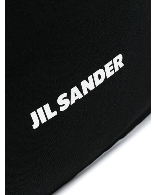 Jil Sander Black Square Book Tote