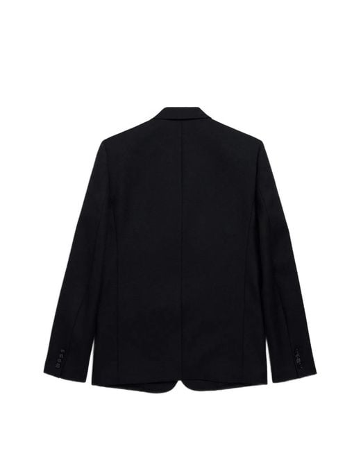 Balenciaga Blue Wool Jacket for men