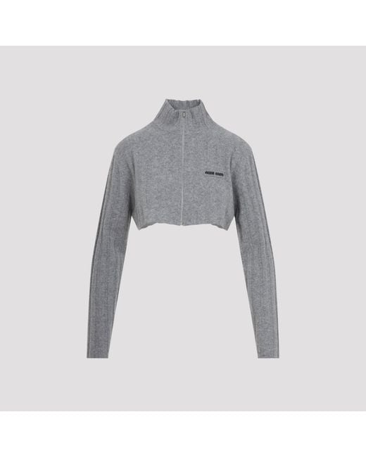 Miu Miu Gray Cardigan