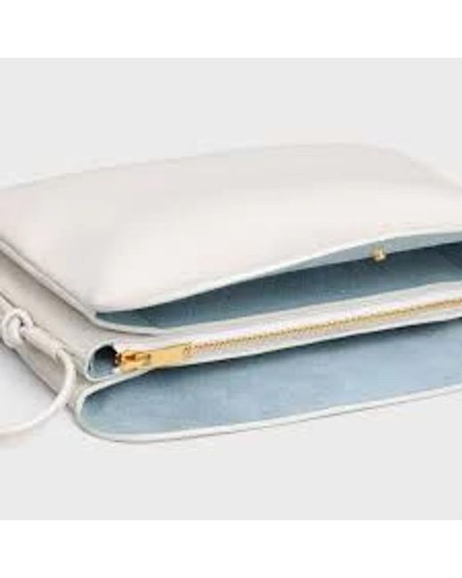 Céline White Trio Flap