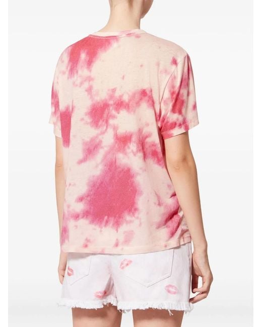 Isabel Marant Pink Isabel Marant Etoile Zewel Ss T-Shirt Logo