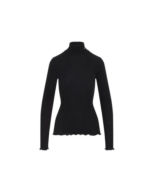 Prada Black Wool Blend Sweater