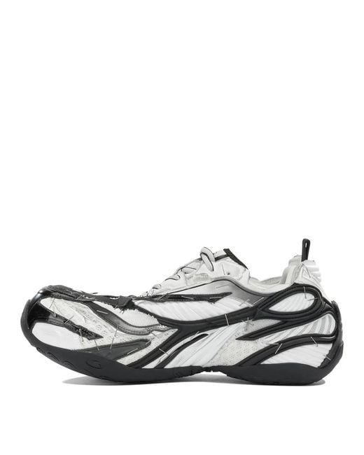 Balenciaga White "Soleless" Low Sneakers for men