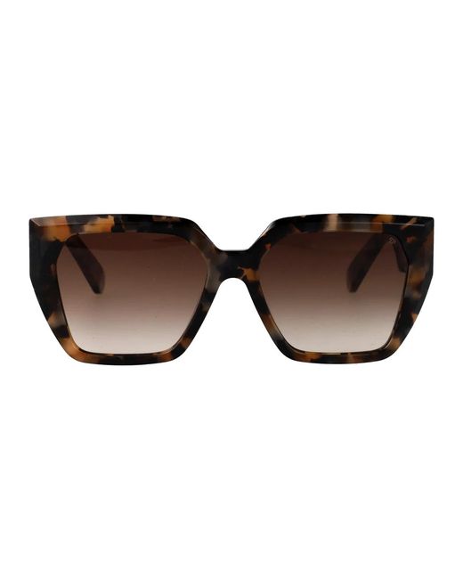Philipp Plein Brown Acetate Sunglasses