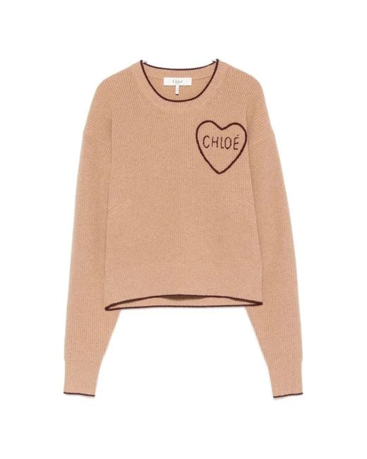 Chloé Natural Chloè Sweaters