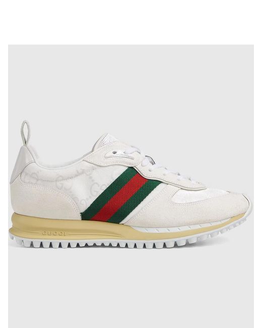 Gucci White Leather Sneakers