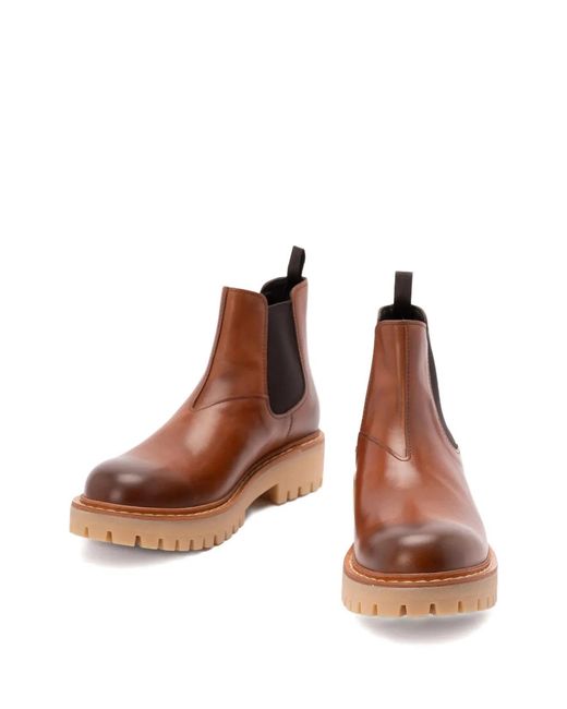 Prada Brown Ankle Boots for men