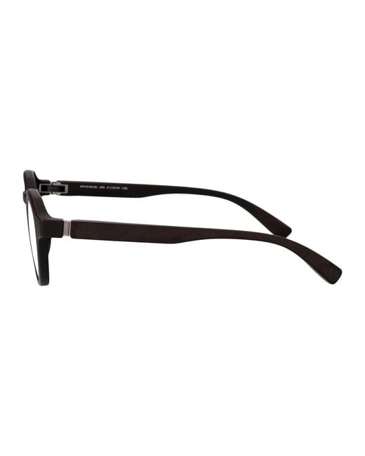 Mykita Black Ebony Clear Acetate Sunglasses