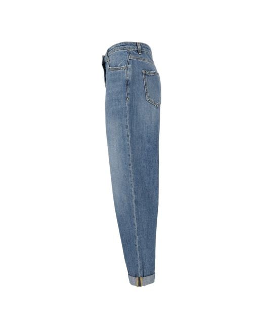 Elisabetta Franchi Blue Cotton Jeans