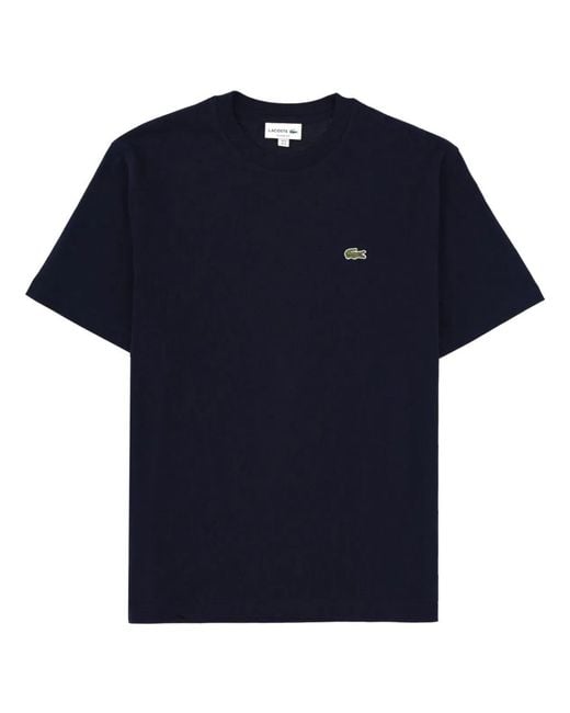 Lacoste Blue Cotton T-Shirt for men