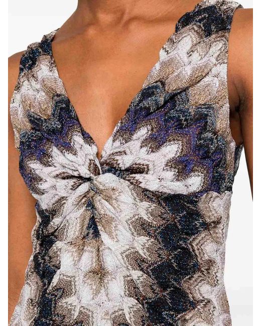 Missoni Gray Multicolour Viscose Top