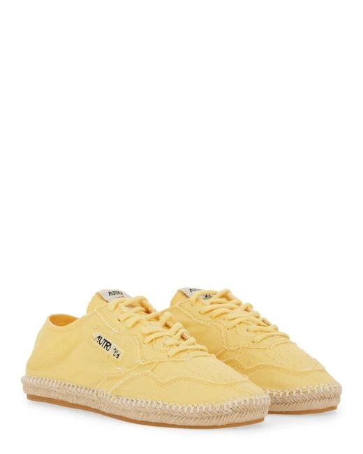 Autry Yellow Espadrilles "Sandy"