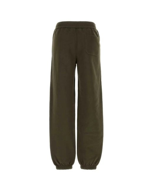 Jil Sander Green Pants Pnt