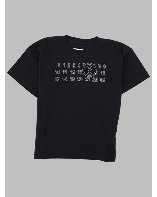 MM6 by Maison Margiela Black Maglietta