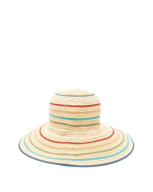 Paul Smith White Straw Sun Hat