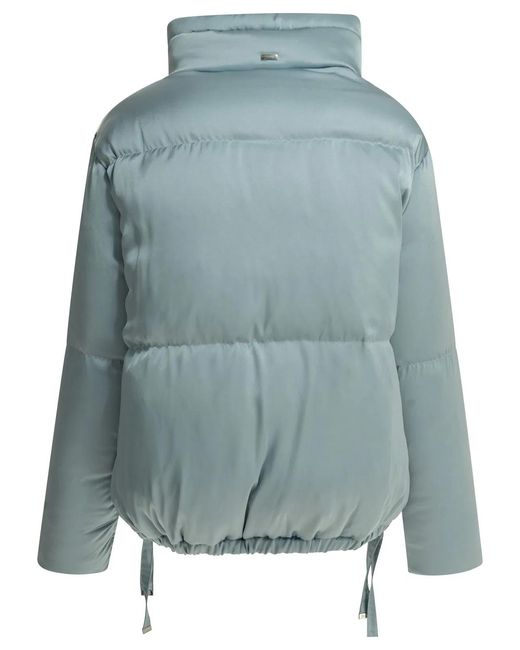 Herno Blue "Resort" Bomber Jacket