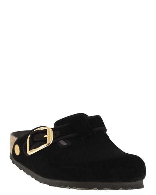 Birkenstock Black Boston Big Buckle
