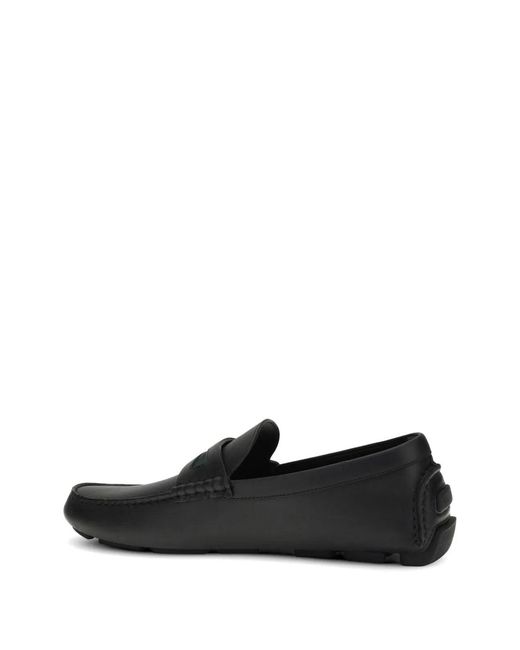 Gucci Black Leather Loafers for men