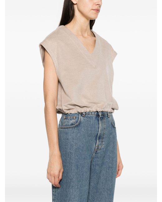 Herno Natural Polyester Modal Wool Blouse