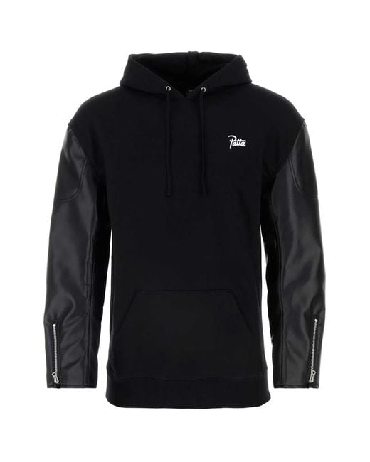 Junya Watanabe Black Cotton X Patta Sweatshirt for men