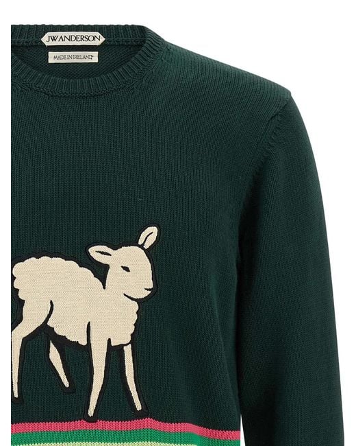 J.W. Anderson Green J.W.Anderson 'Sheep' Sweater for men