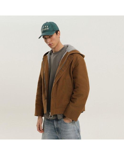 1989 STUDIO Brown Workwear Jacket