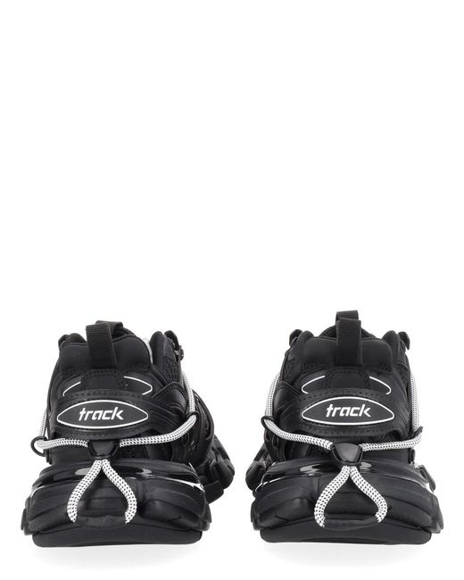 Balenciaga Black "Track" Sneaker With Logo