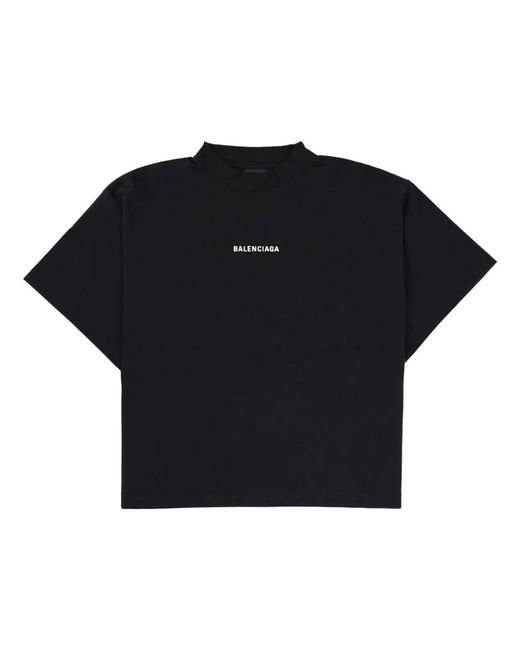 Balenciaga Black T-Shirt With Logo
