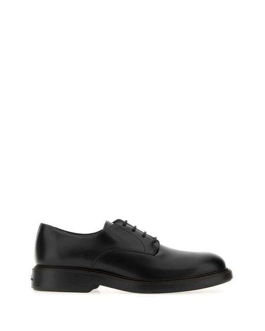 Hogan Black H704 Derby for men