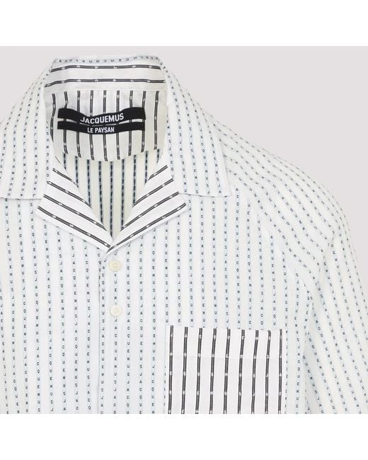 Jacquemus White Le Chemise Roma for men