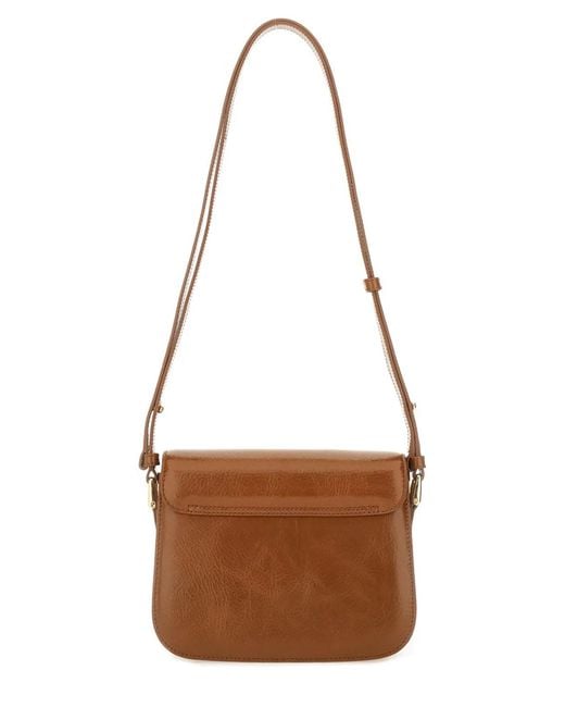 A.P.C. Brown Grace Small Bag