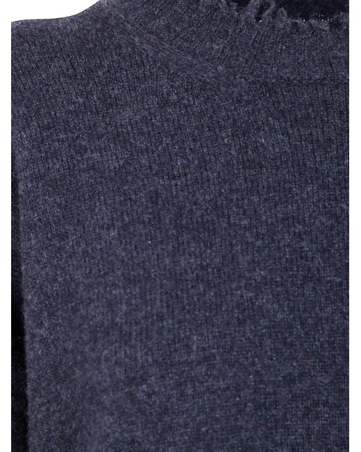 Uma Wang Blue Long Sleeves Top