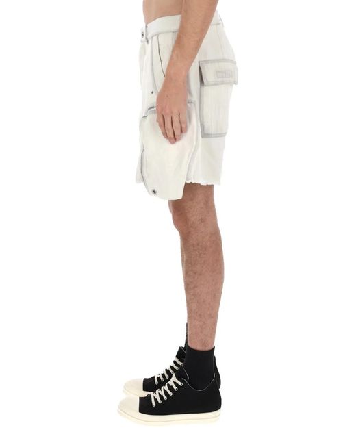 Rick Owens Natural "Bauhaus" Shorts for men