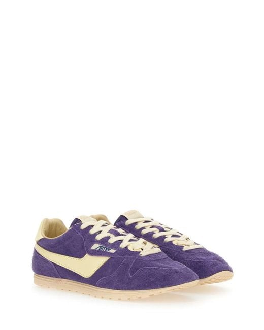 Autry Purple Windspin Low Sneaker