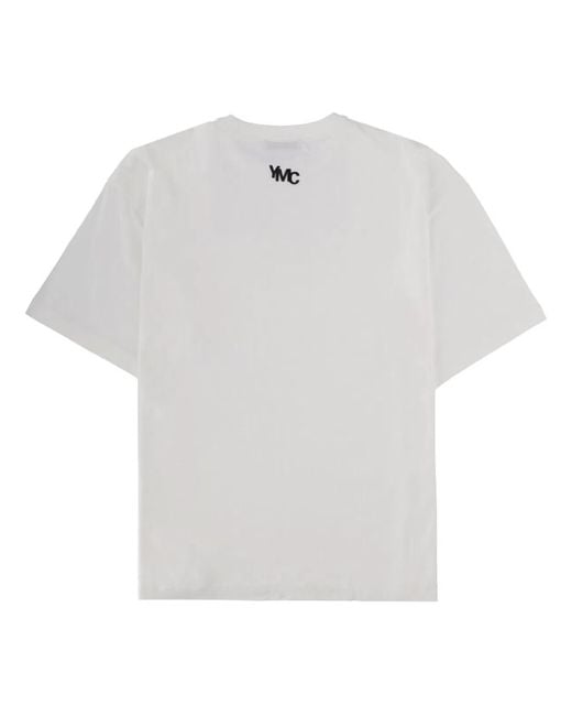 YMC White T-Shirt "Triple T" for men