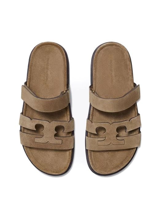 Tory Burch Brown Ines Sport Sandals