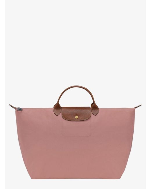 Longchamp Purple Le Pliage Nylon Handbag